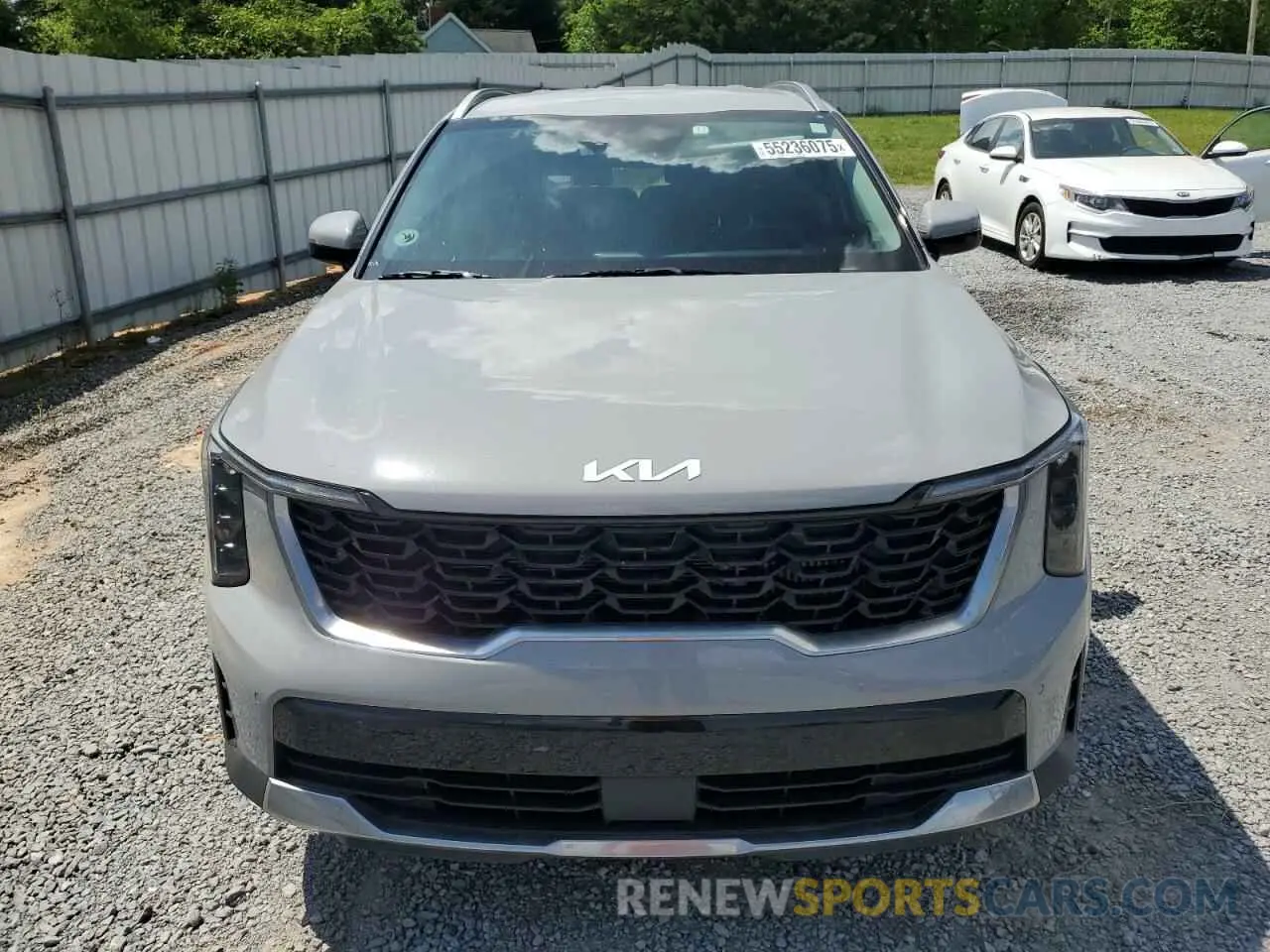 5 fotografías del automóvil dañado 5XYRH4JF5RG289314 KIA SORENTO 2024