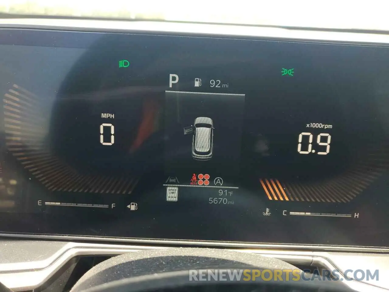 9 fotografías del automóvil dañado 5XYRH4JF6RG309196 KIA SORENTO 2024
