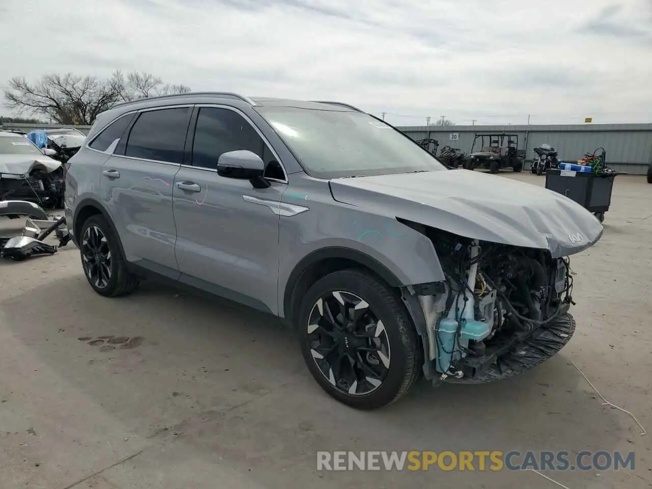 4 fotografías del automóvil dañado 5XYRH4JF9RG257112 KIA SORENTO 2024
