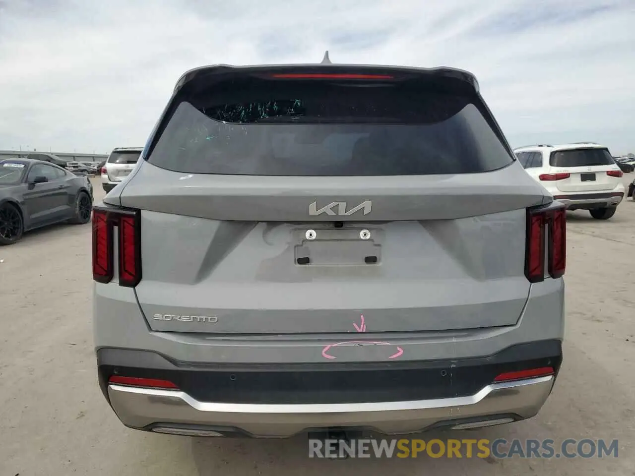 6 fotografías del automóvil dañado 5XYRH4JF9RG257112 KIA SORENTO 2024