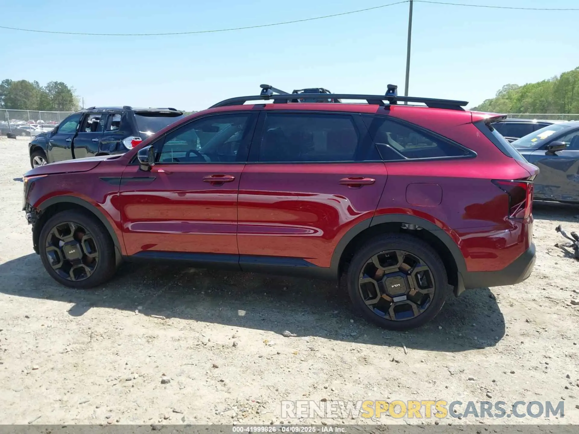 15 fotografías del automóvil dañado 5XYRHDJF1RG272087 KIA SORENTO 2024