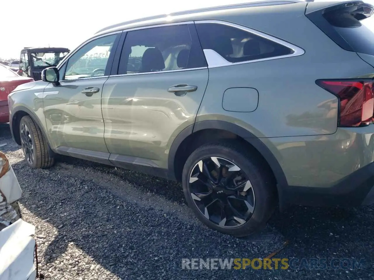 2 fotografías del automóvil dañado 5XYRHDJF1RG286538 KIA SORENTO 2024
