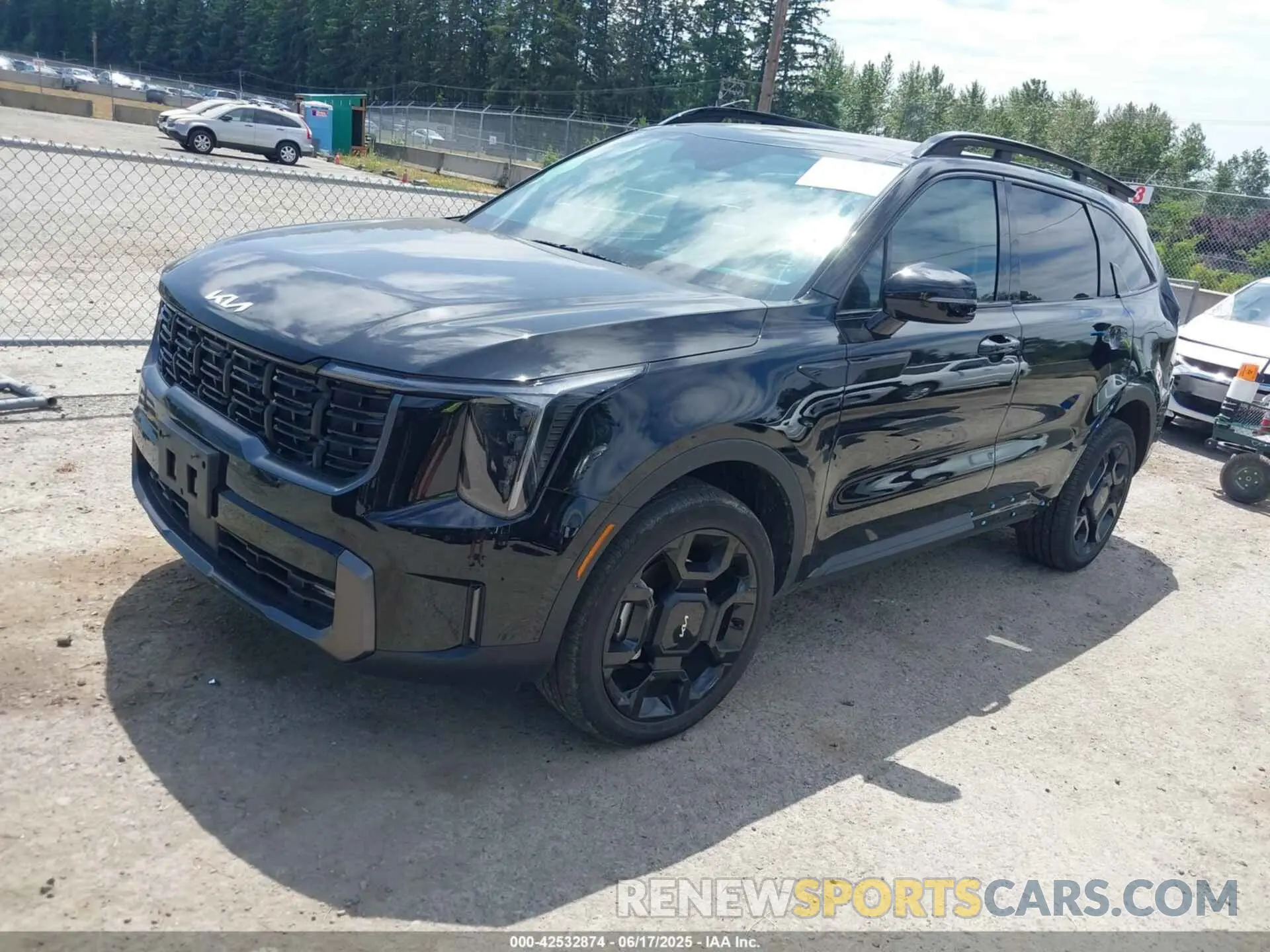2 fotografías del automóvil dañado 5XYRHDJF5RG256989 KIA SORENTO 2024