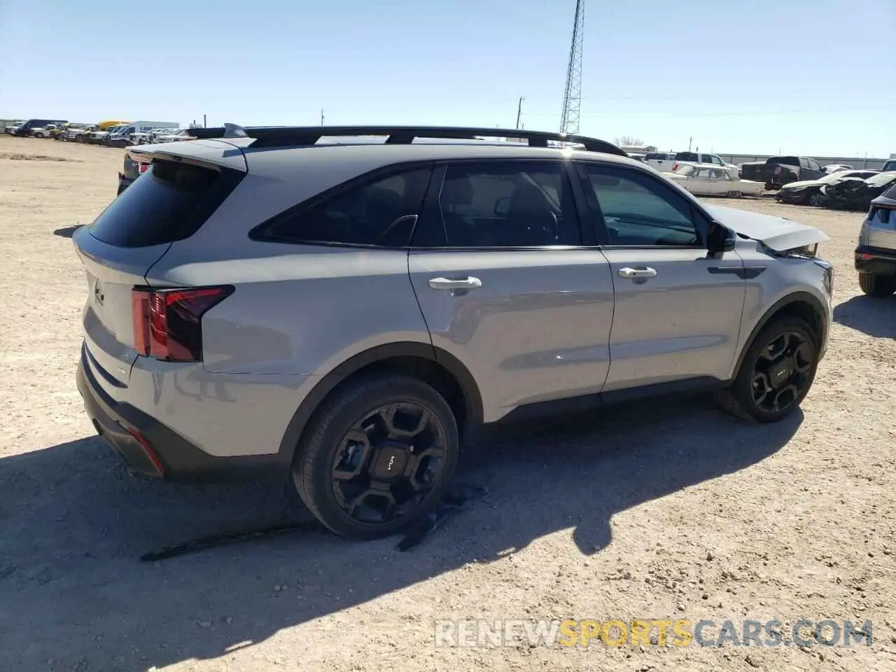 3 fotografías del automóvil dañado 5XYRHDJF7RG300801 KIA SORENTO 2024