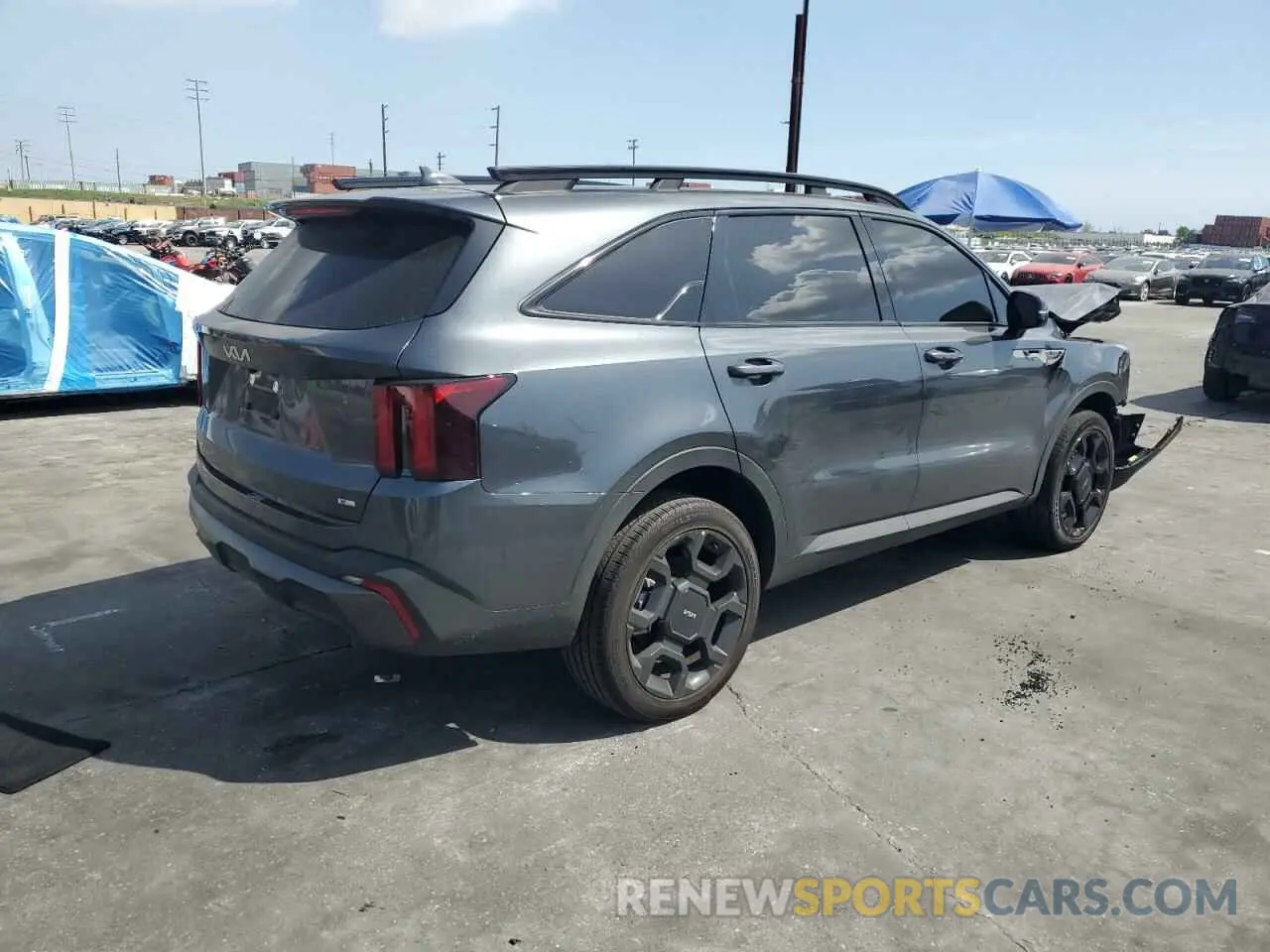 3 fotografías del automóvil dañado 5XYRHDJF9RG260902 KIA SORENTO 2024