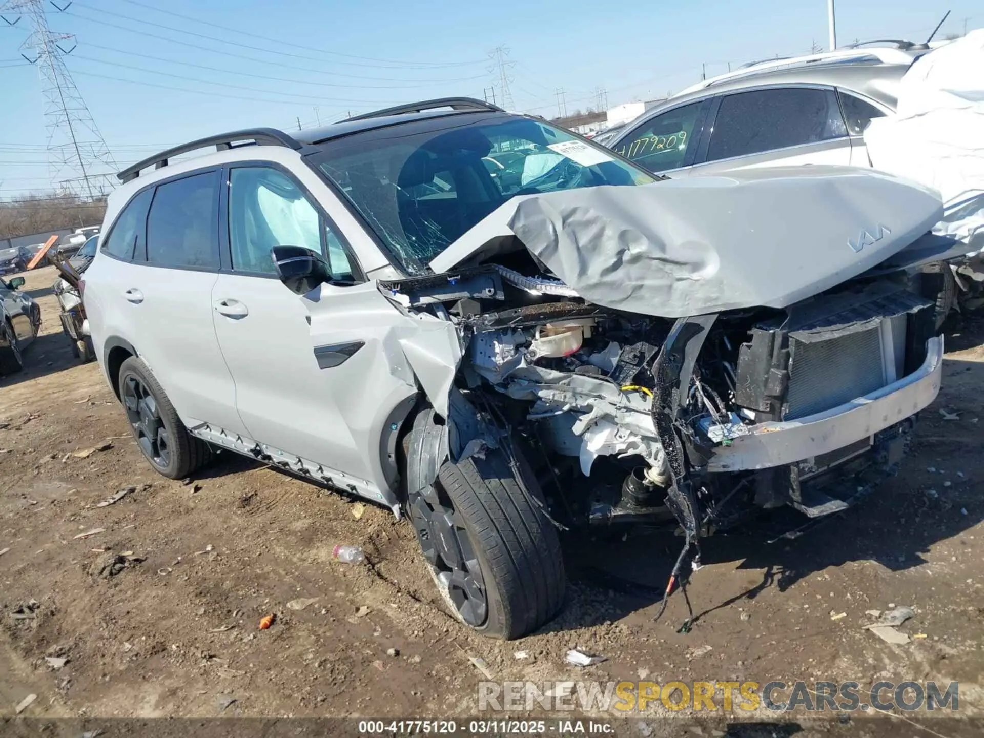 1 fotografías del automóvil dañado 5XYRHDJF9RG261693 KIA SORENTO 2024