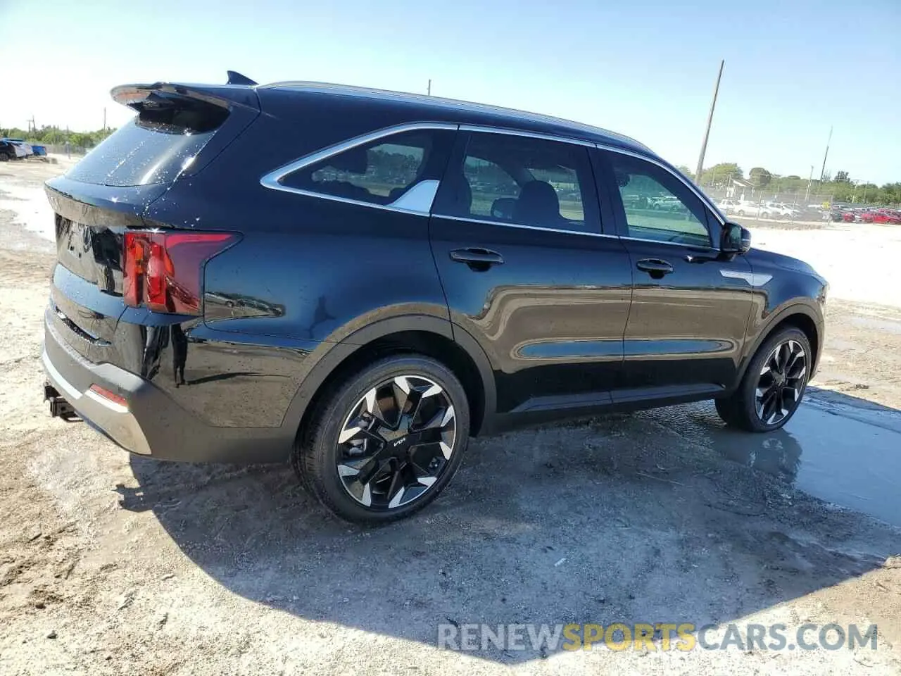 3 fotografías del automóvil dañado 5XYRK4JF1RG303162 KIA SORENTO 2024