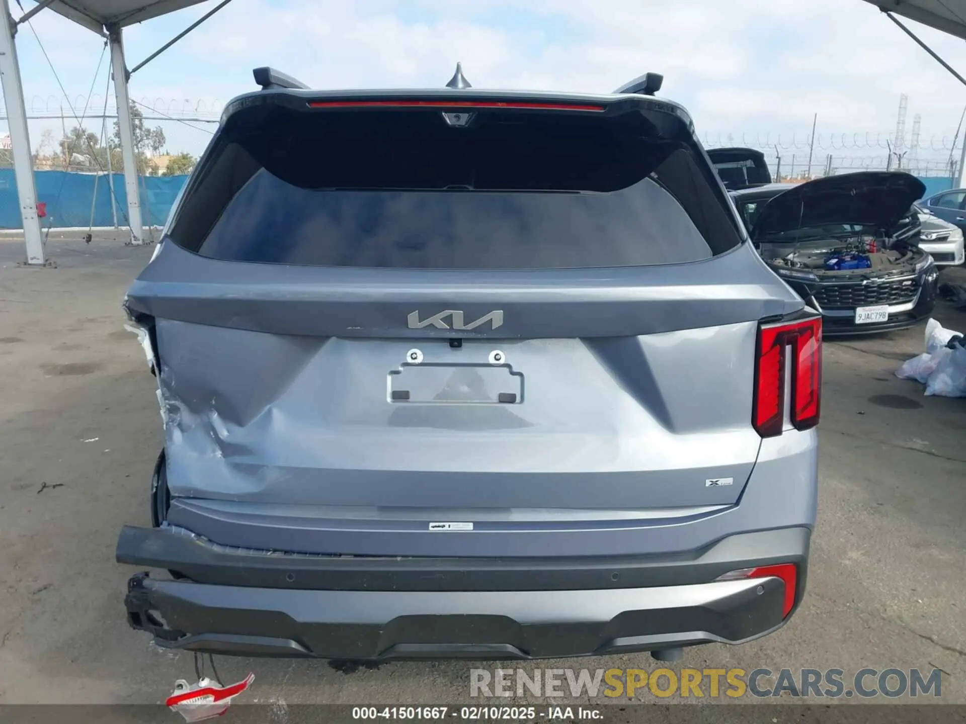 17 fotografías del automóvil dañado 5XYRKDJF3RG263960 KIA SORENTO 2024