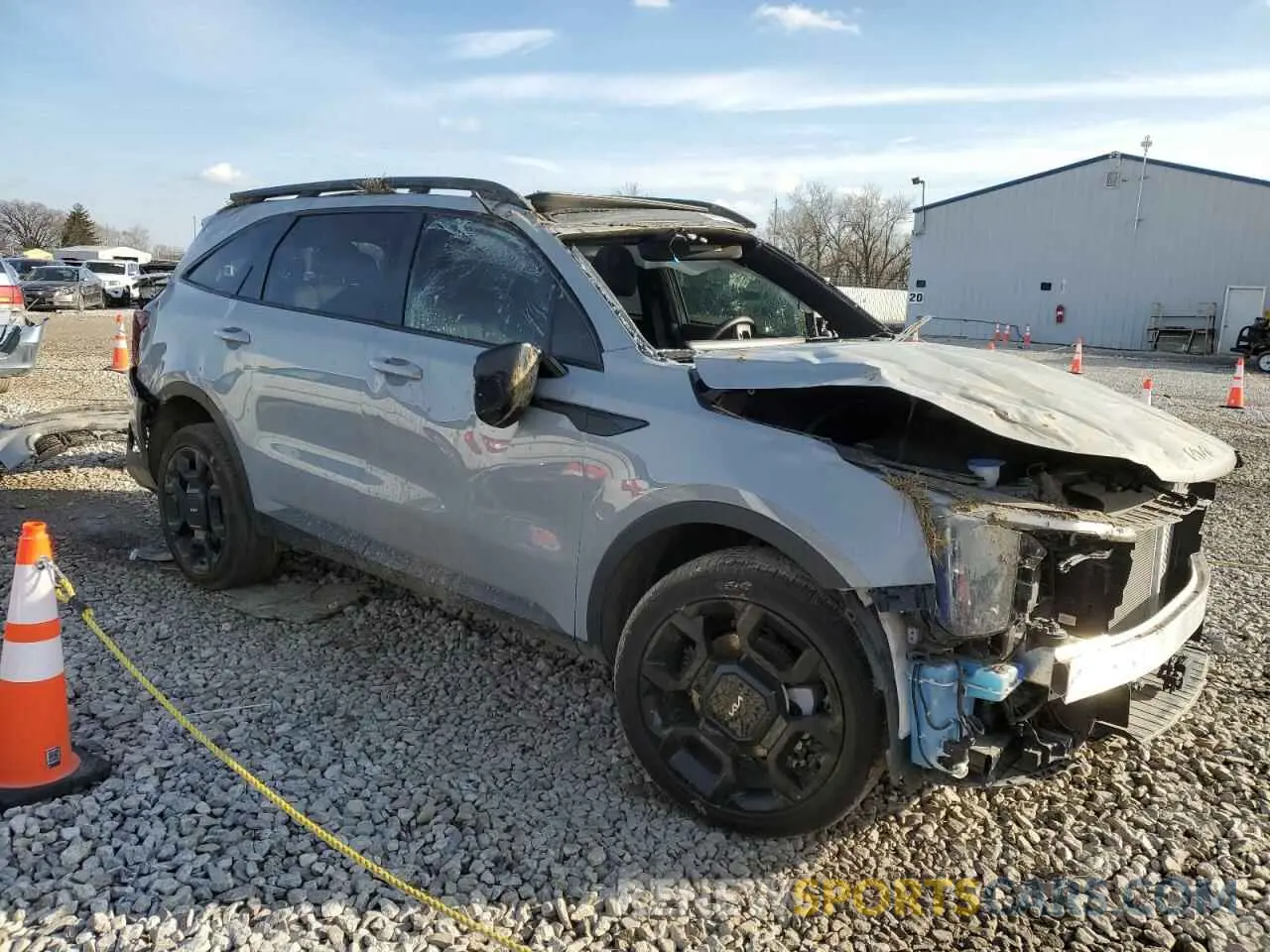 4 fotografías del automóvil dañado 5XYRKDJF3RG287806 KIA SORENTO 2024