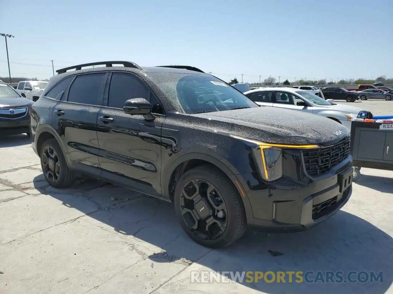 4 fotografías del automóvil dañado 5XYRKDJFXRG297135 KIA SORENTO 2024