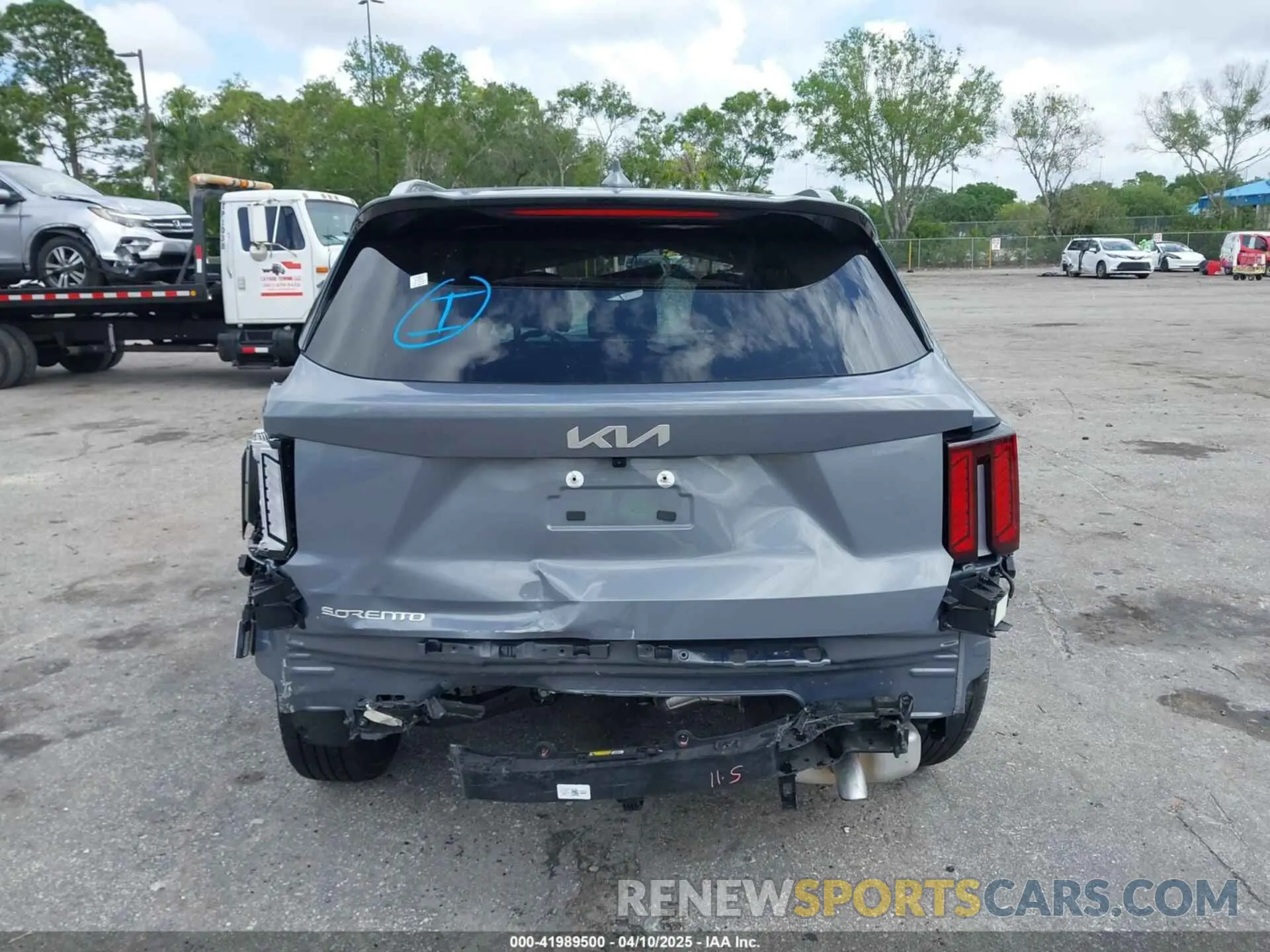 15 fotografías del automóvil dañado 5XYRL4JC0RG295445 KIA SORENTO 2024