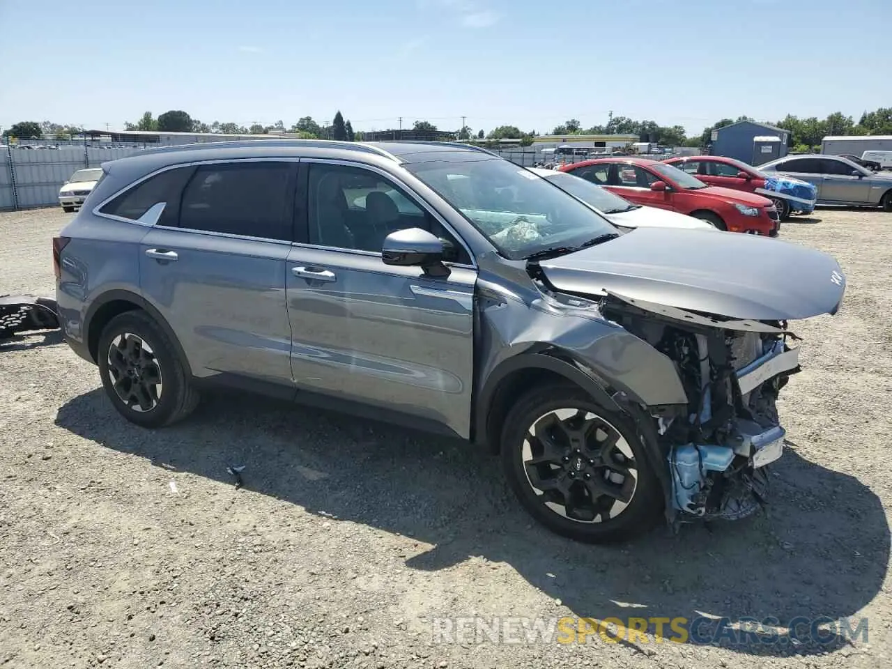 4 fotografías del automóvil dañado 5XYRL4JC1RG295423 KIA SORENTO 2024