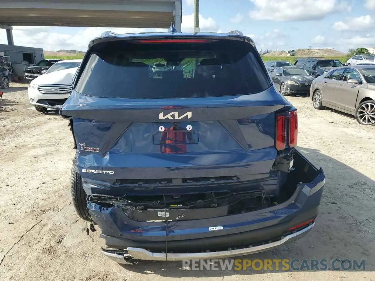 6 fotografías del automóvil dañado 5XYRL4JC1RG296698 KIA SORENTO 2024