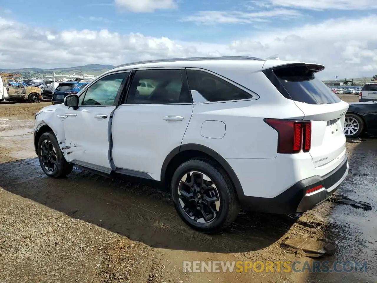2 fotografías del automóvil dañado 5XYRL4JC3RG291079 KIA SORENTO 2024