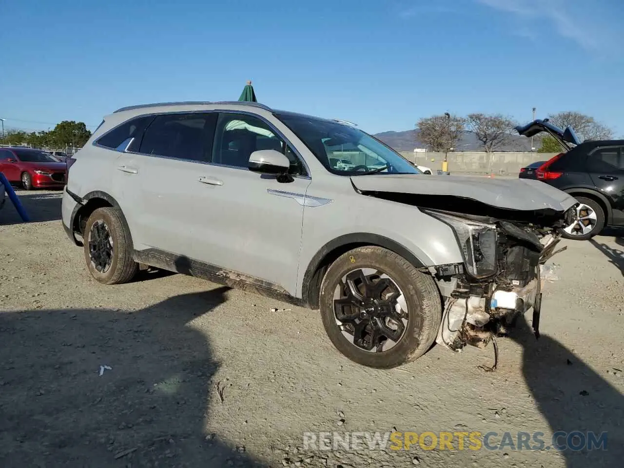 4 fotografías del automóvil dañado 5XYRL4JC4RG277966 KIA SORENTO 2024