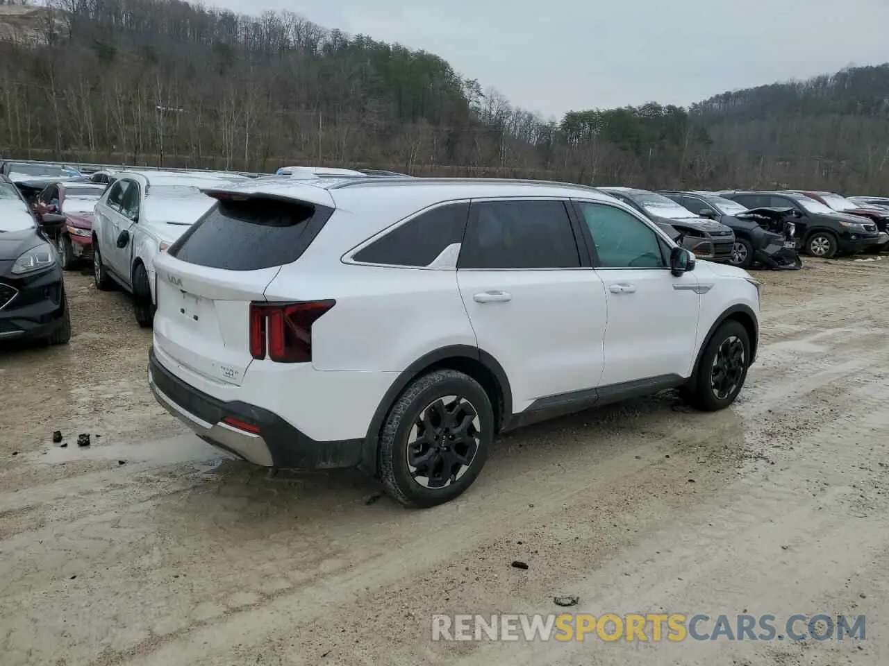 3 fotografías del automóvil dañado 5XYRL4JC7RG275564 KIA SORENTO 2024
