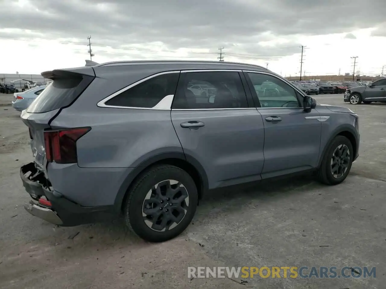 3 fotografías del automóvil dañado 5XYRL4JCXRG277700 KIA SORENTO 2024