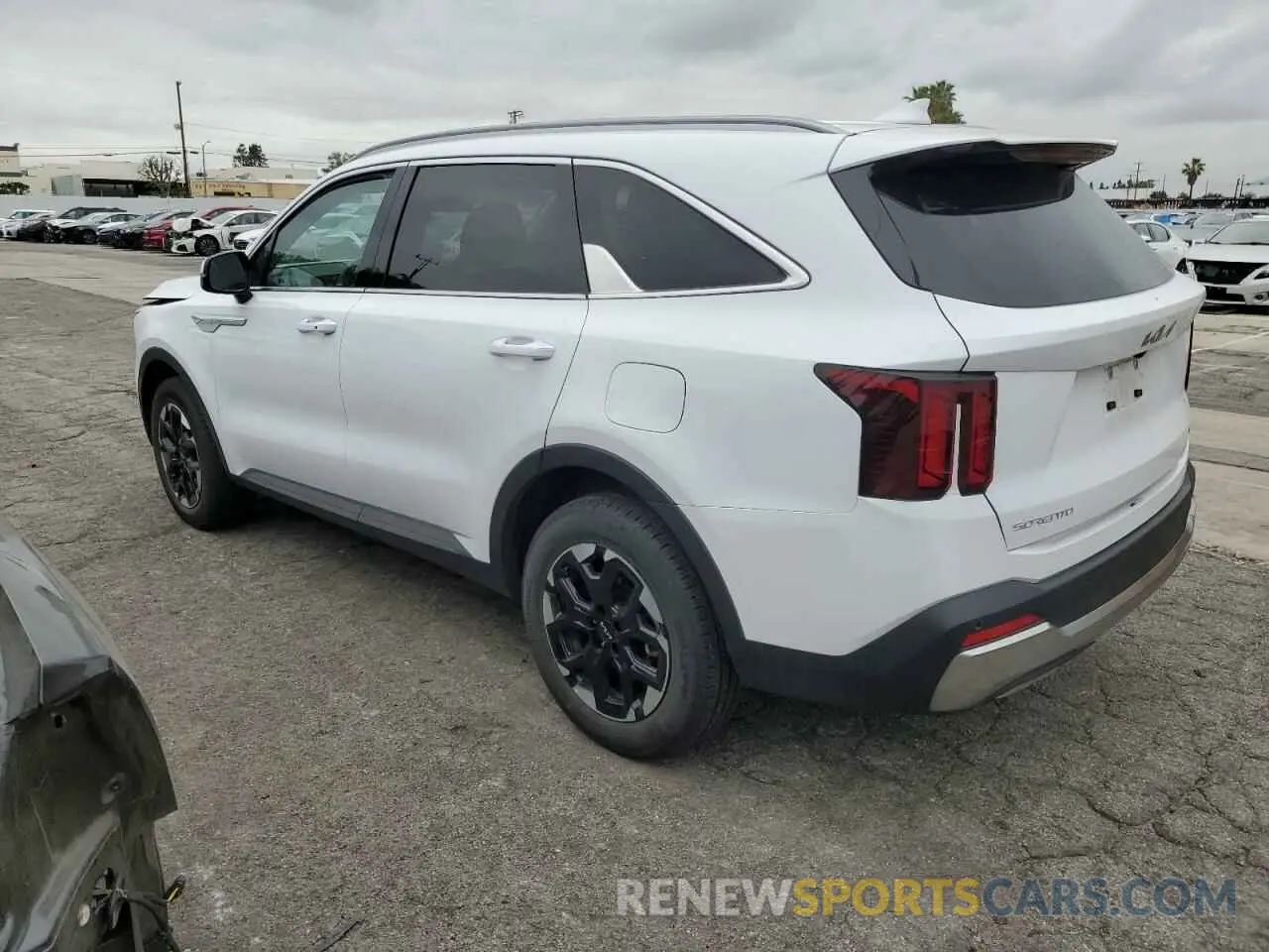 2 fotografías del automóvil dañado 5XYRLDJC0RG261215 KIA SORENTO 2024