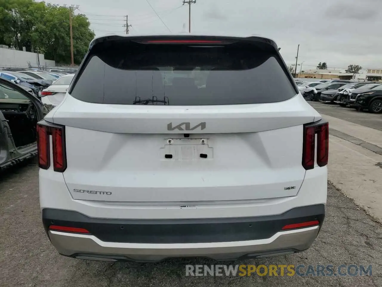 6 fotografías del automóvil dañado 5XYRLDJC0RG261215 KIA SORENTO 2024