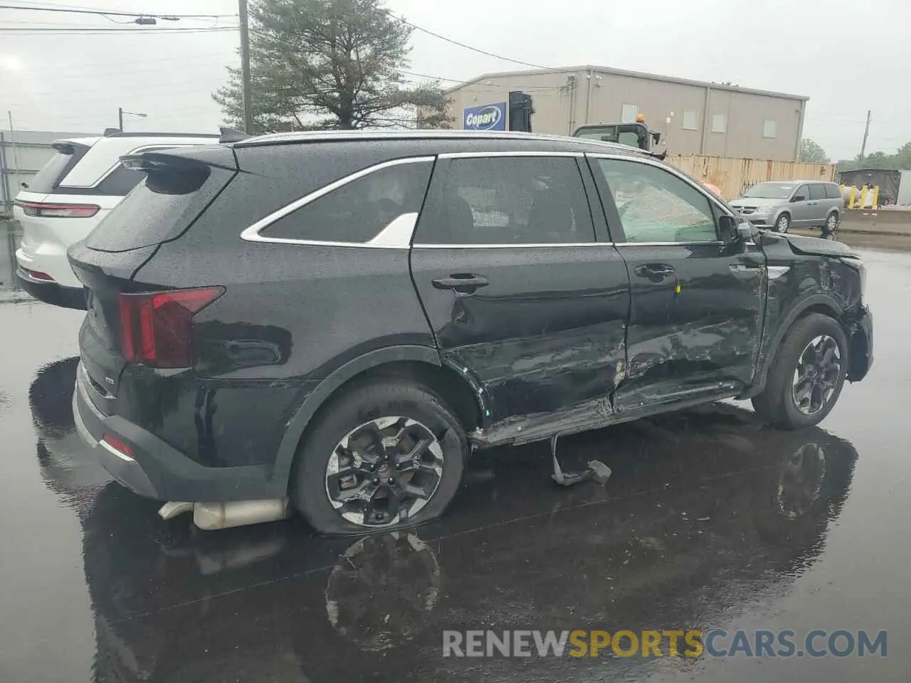 3 fotografías del automóvil dañado 5XYRLDJC7RG288699 KIA SORENTO 2024