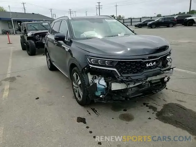 14 fotografías del automóvil dañado KNDRMDLH5R5236308 KIA SORENTO 2024