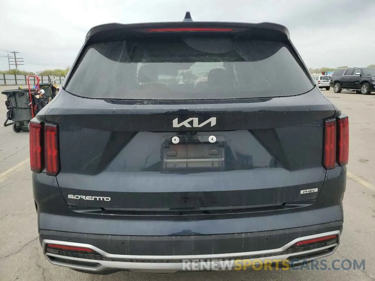 6 fotografías del automóvil dañado KNDRMDLH5R5236308 KIA SORENTO 2024