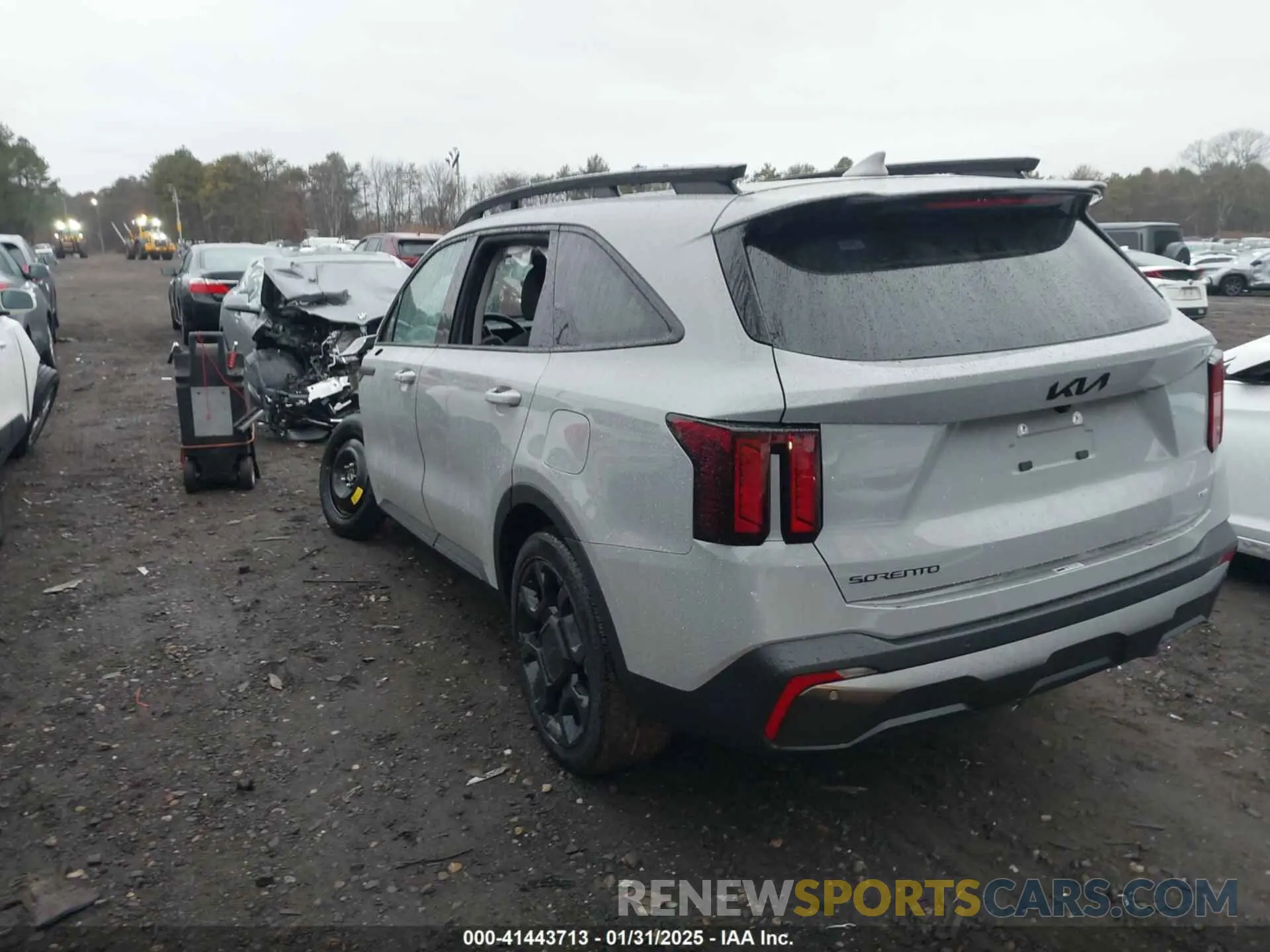 3 fotografías del automóvil dañado 5XYRHDJF6SG315229 KIA SORENTO 2025