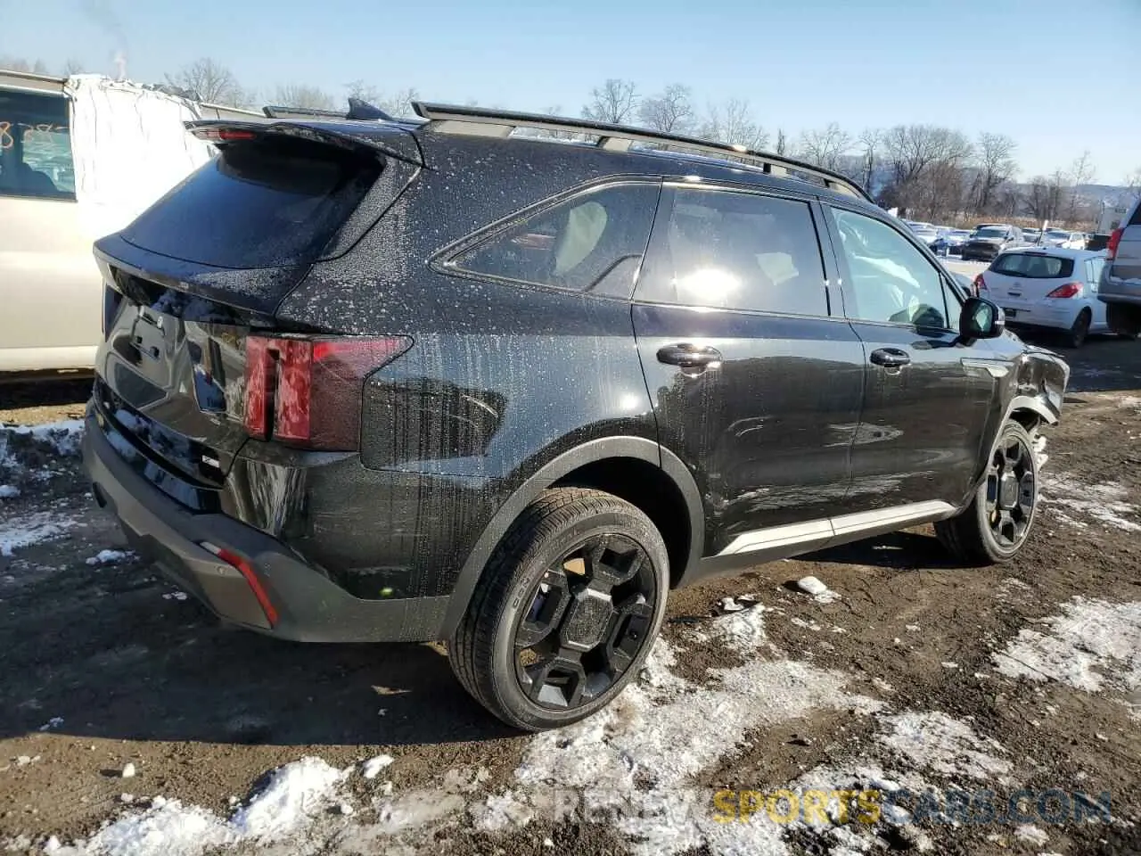 3 fotografías del automóvil dañado 5XYRHDJF9SG348791 KIA SORENTO 2025