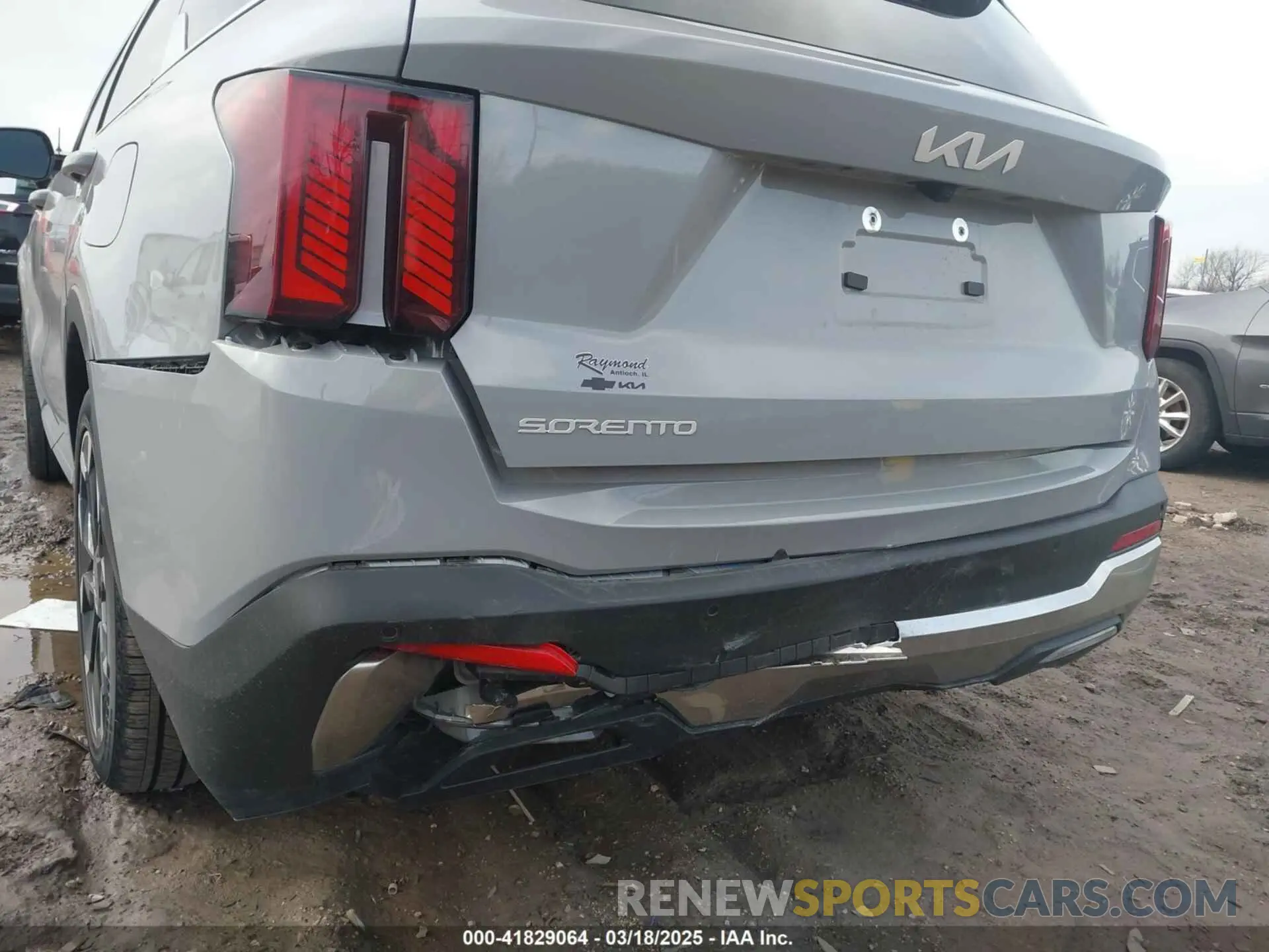 6 fotografías del automóvil dañado 5XYRK4JF1SG323059 KIA SORENTO 2025