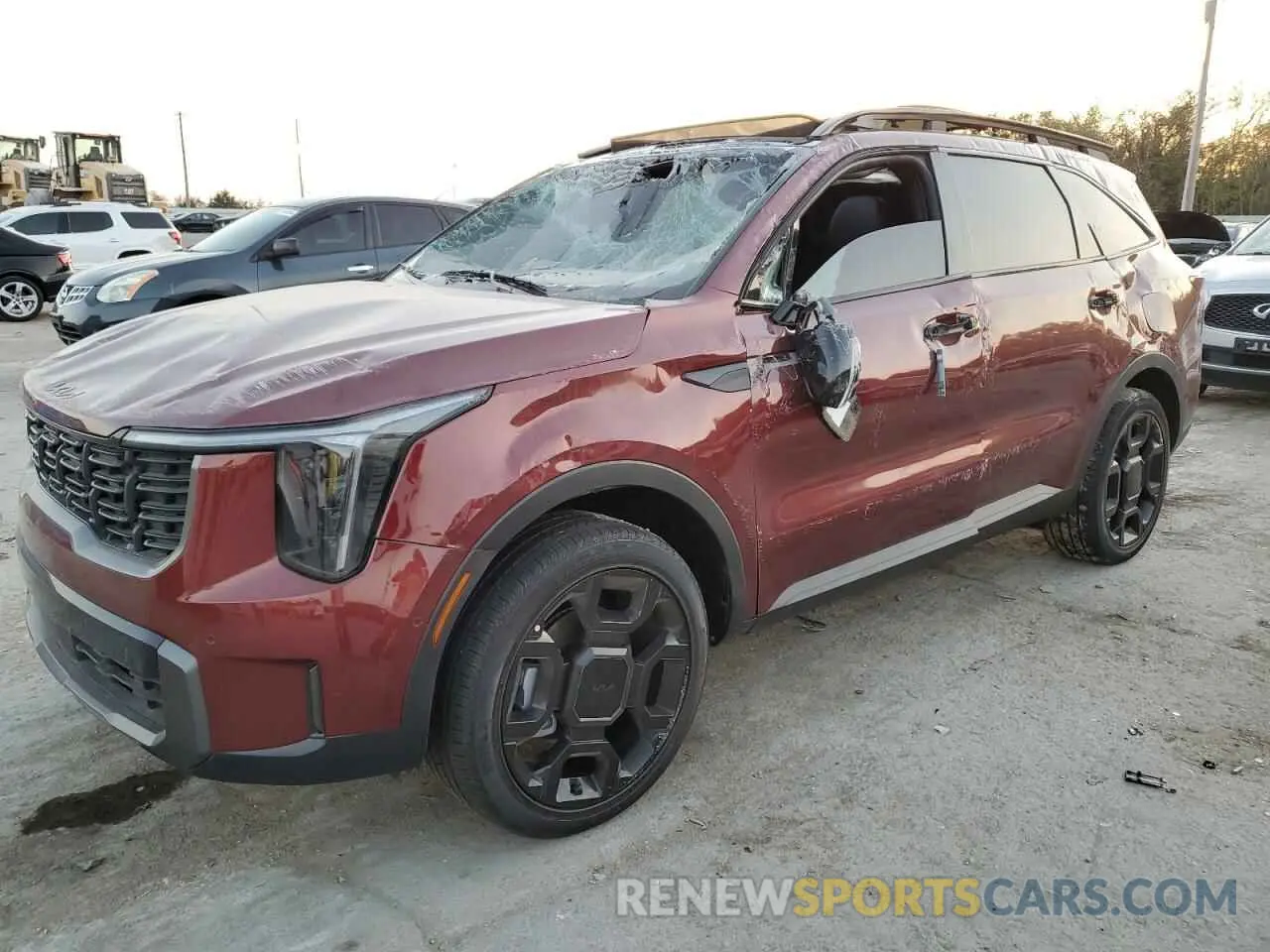 1 fotografías del automóvil dañado 5XYRKDJF3SG316968 KIA SORENTO 2025