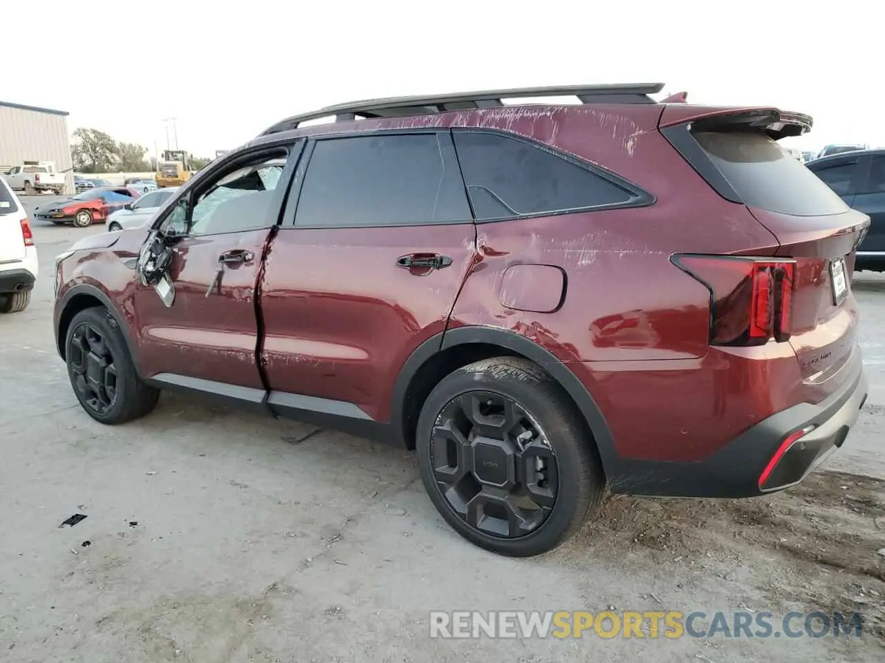 2 fotografías del automóvil dañado 5XYRKDJF3SG316968 KIA SORENTO 2025