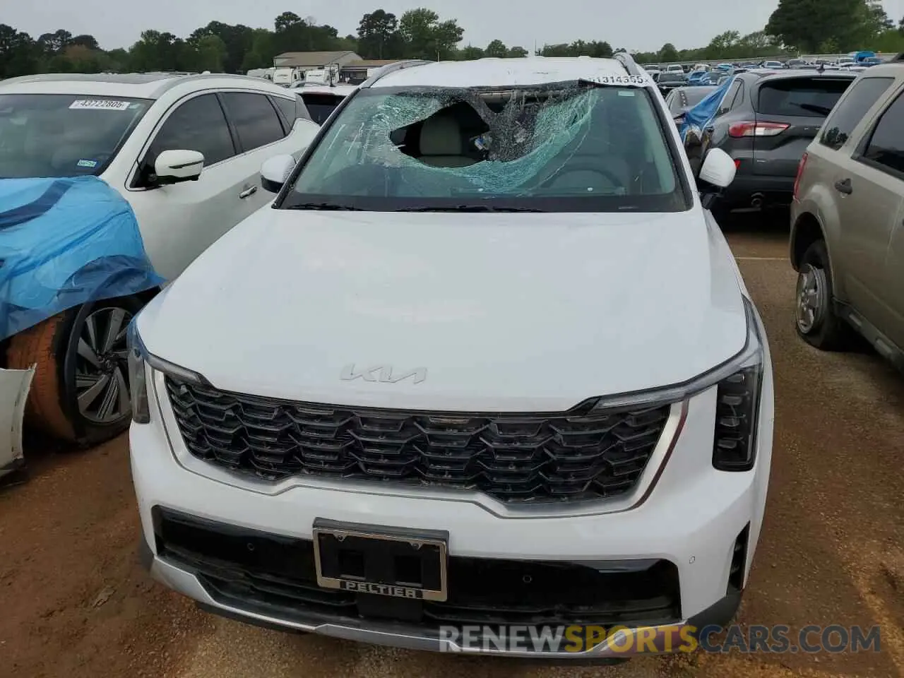 5 fotografías del automóvil dañado 5XYRL4JC2SG335367 KIA SORENTO 2025