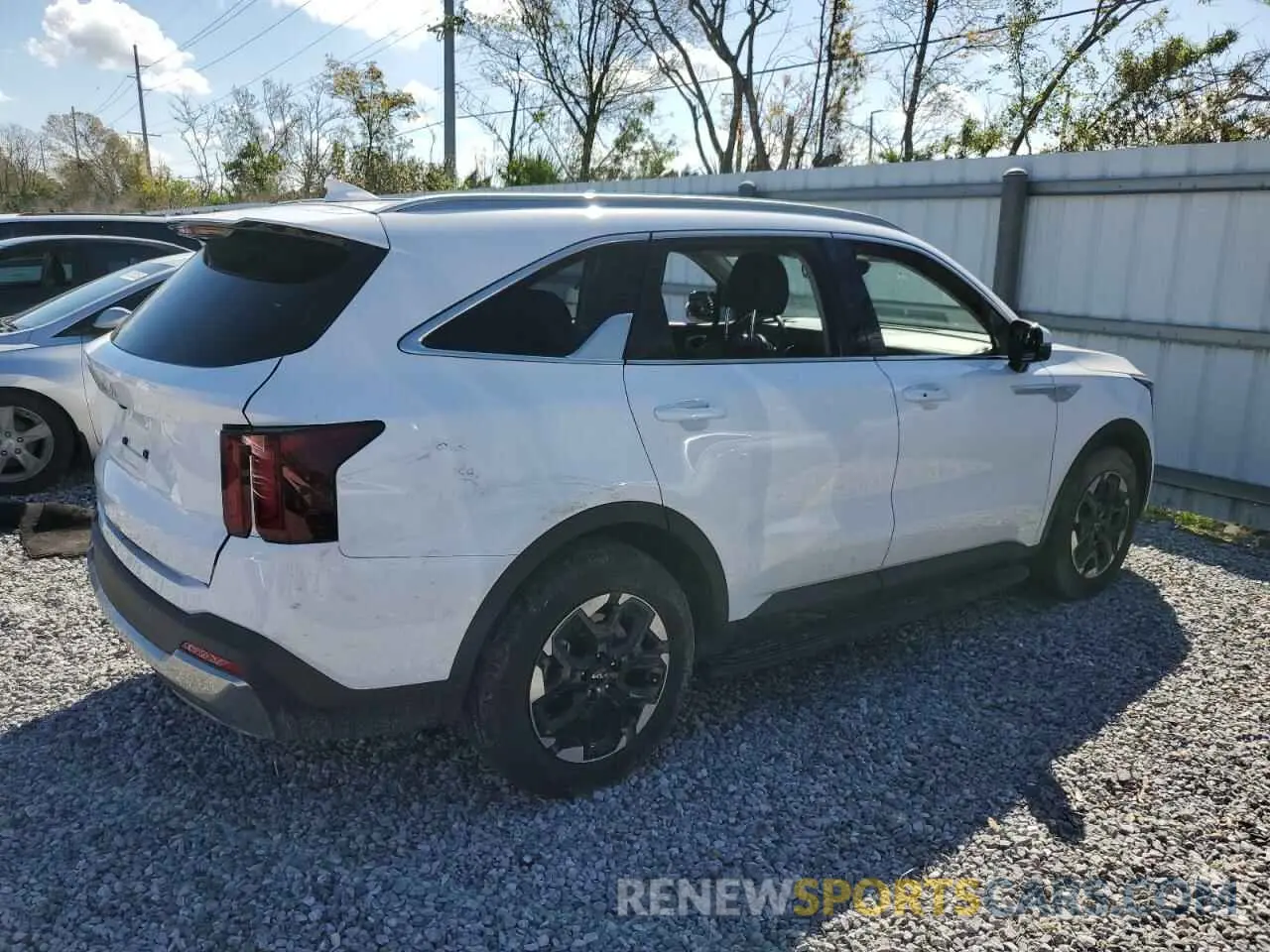 3 fotografías del automóvil dañado 5XYRL4JC2SG340102 KIA SORENTO 2025
