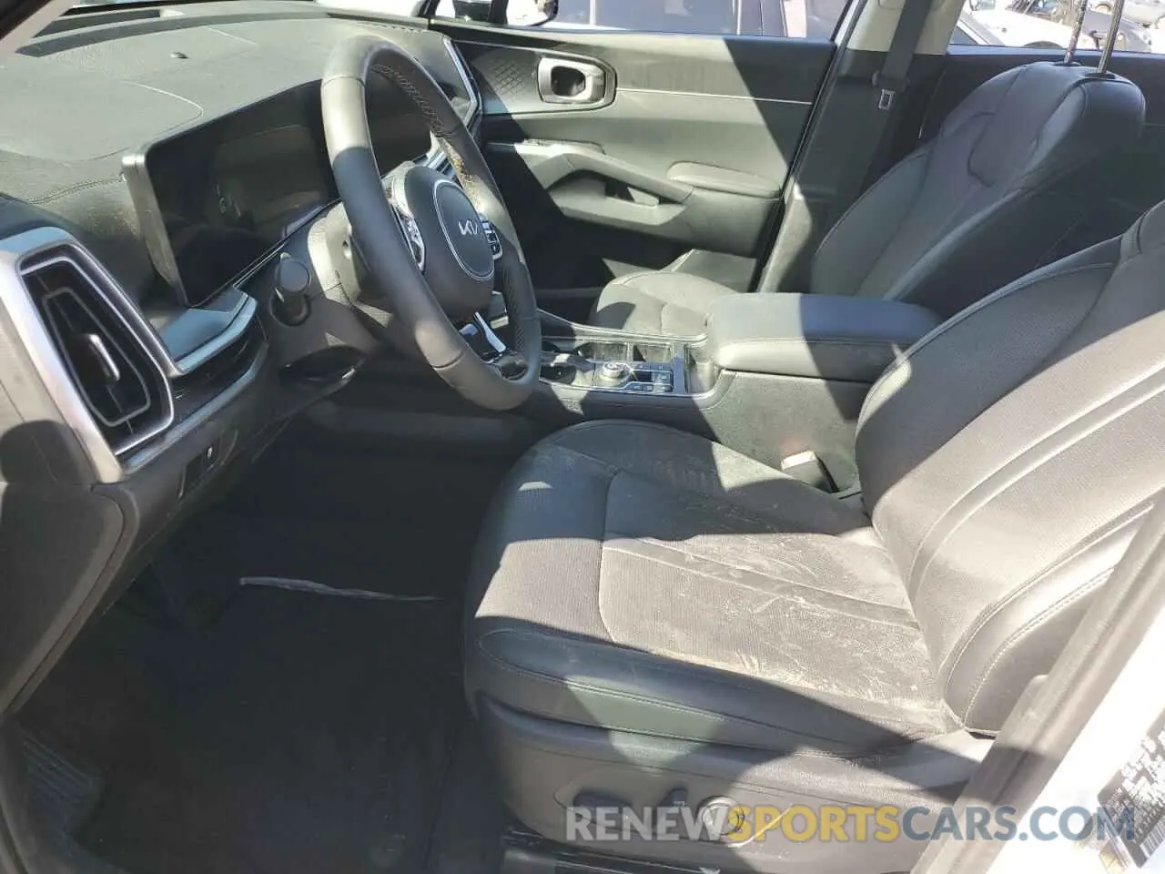 7 fotografías del automóvil dañado 5XYRL4JC2SG340102 KIA SORENTO 2025