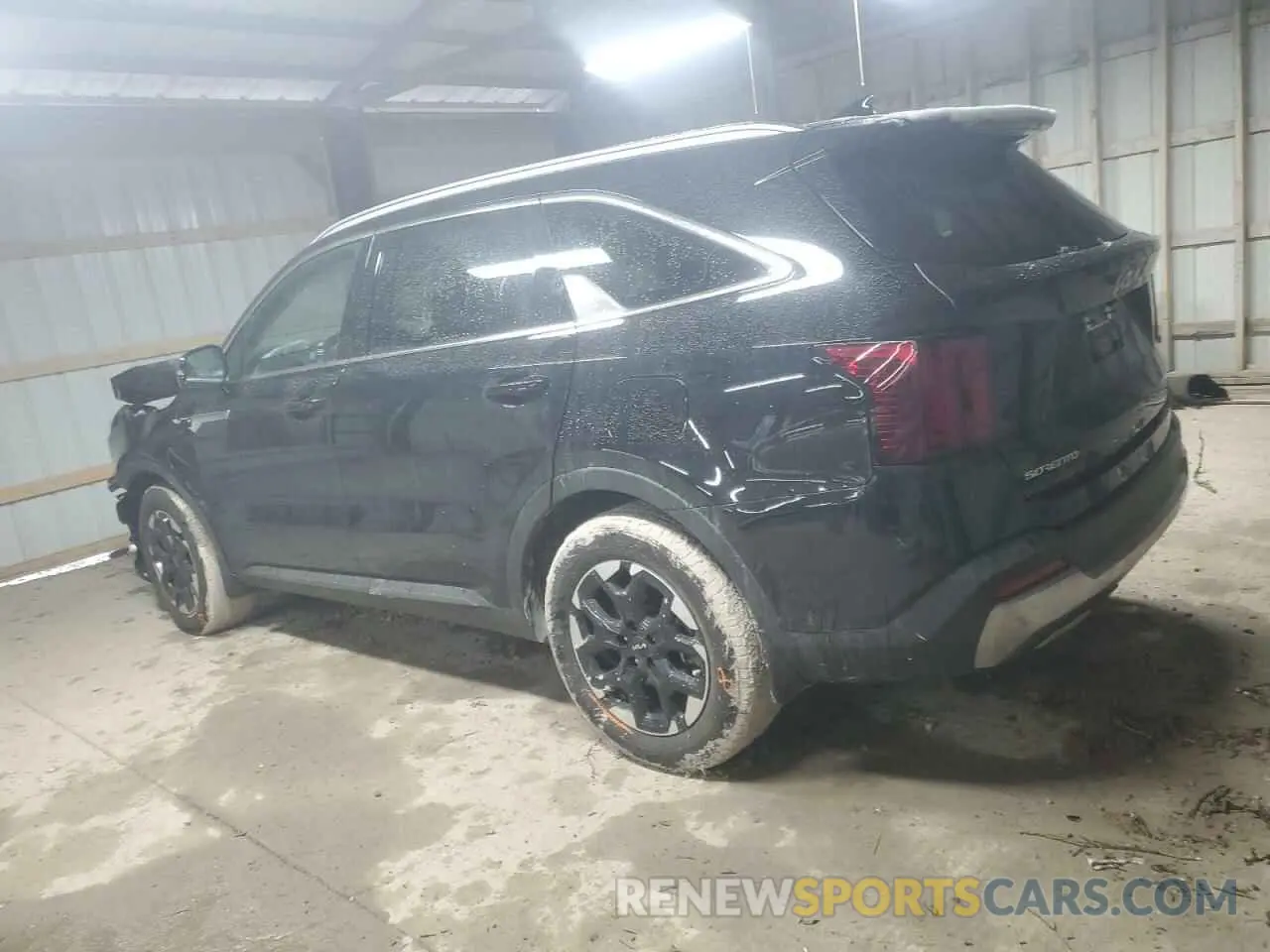 2 fotografías del automóvil dañado 5XYRL4JC8SG322042 KIA SORENTO 2025
