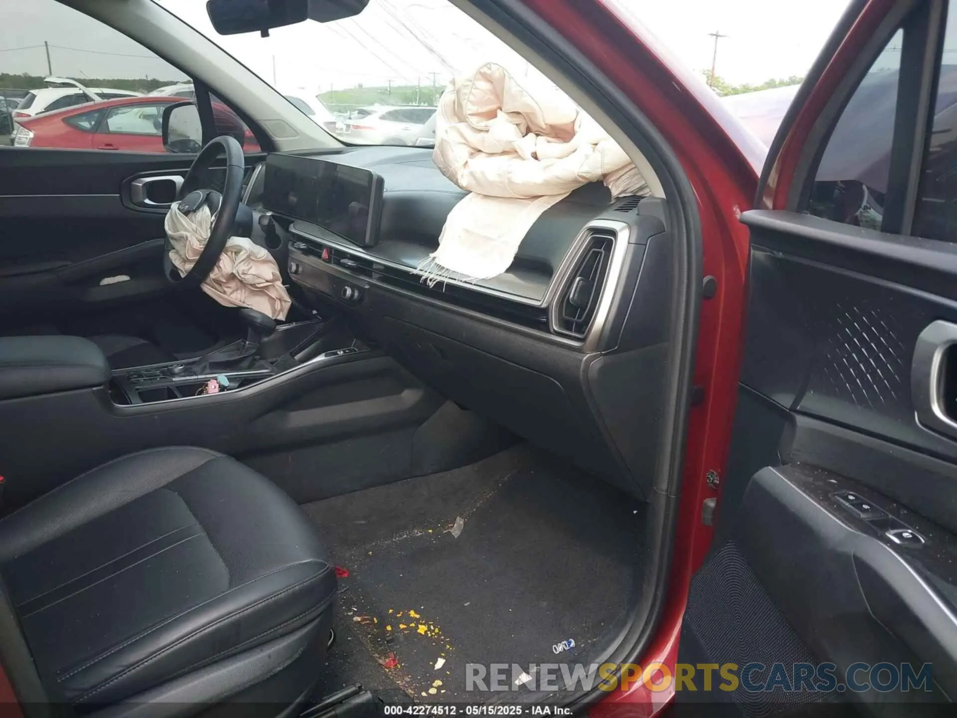 5 fotografías del automóvil dañado 5XYRL4JC8SG356062 KIA SORENTO 2025