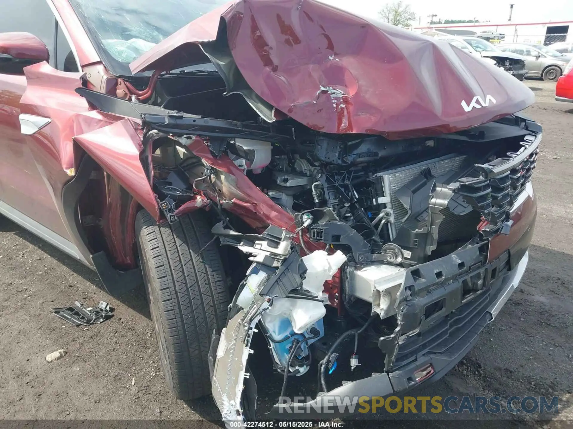 6 fotografías del automóvil dañado 5XYRL4JC8SG356062 KIA SORENTO 2025