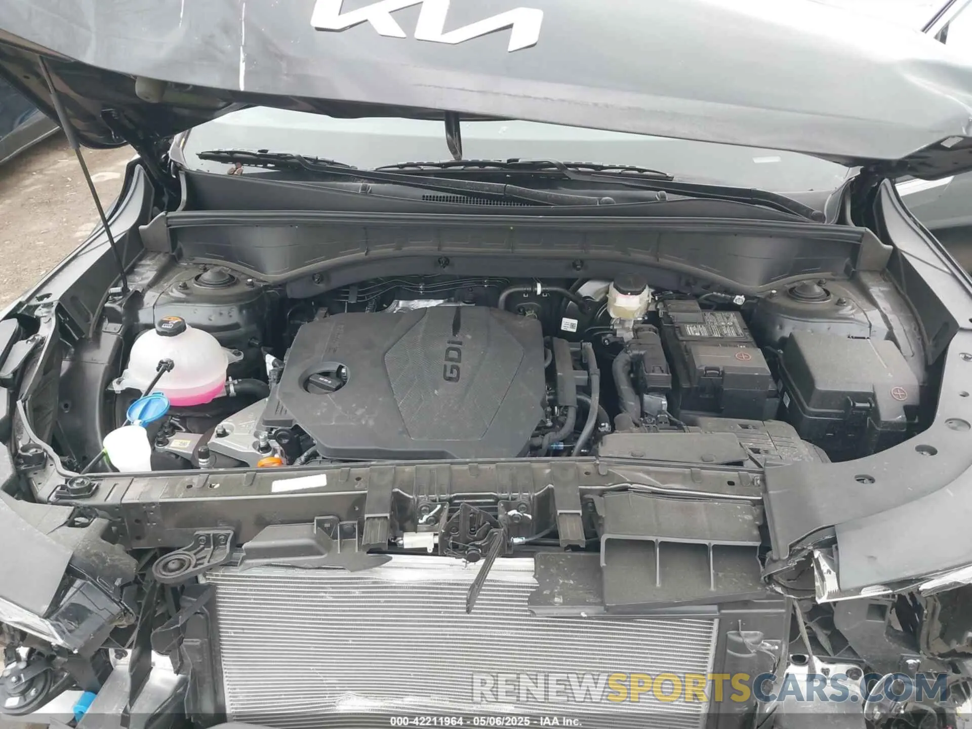 10 fotografías del automóvil dañado 5XYRL4JC9SG342414 KIA SORENTO 2025