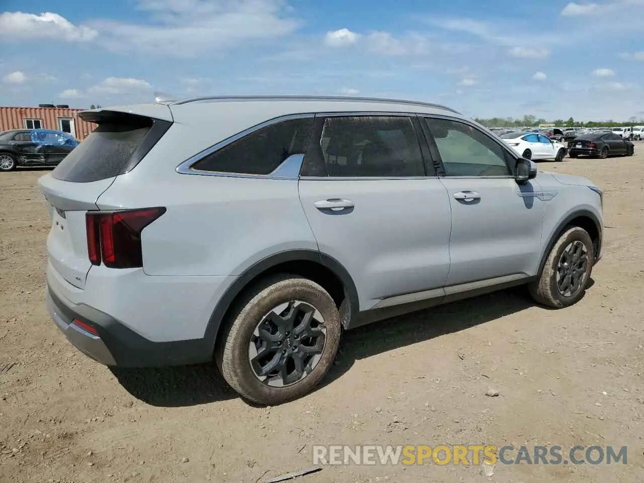 3 fotografías del automóvil dañado 5XYRLDJC1SG317667 KIA SORENTO 2025