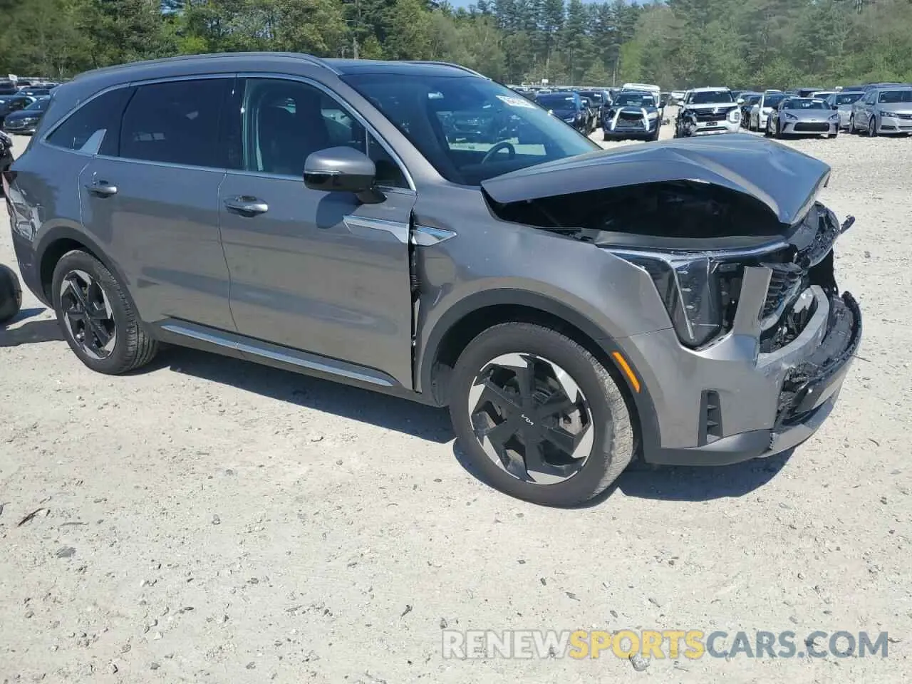 4 fotografías del automóvil dañado KNDRHDJG7S5287975 KIA SORENTO 2025
