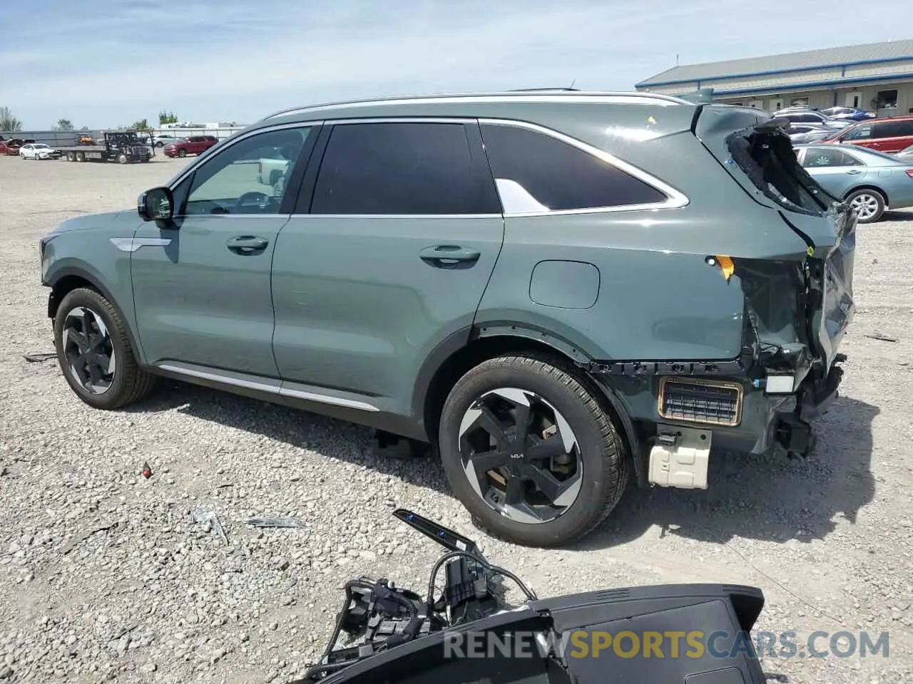 2 fotografías del automóvil dañado KNDRKDJG6S5323043 KIA SORENTO 2025