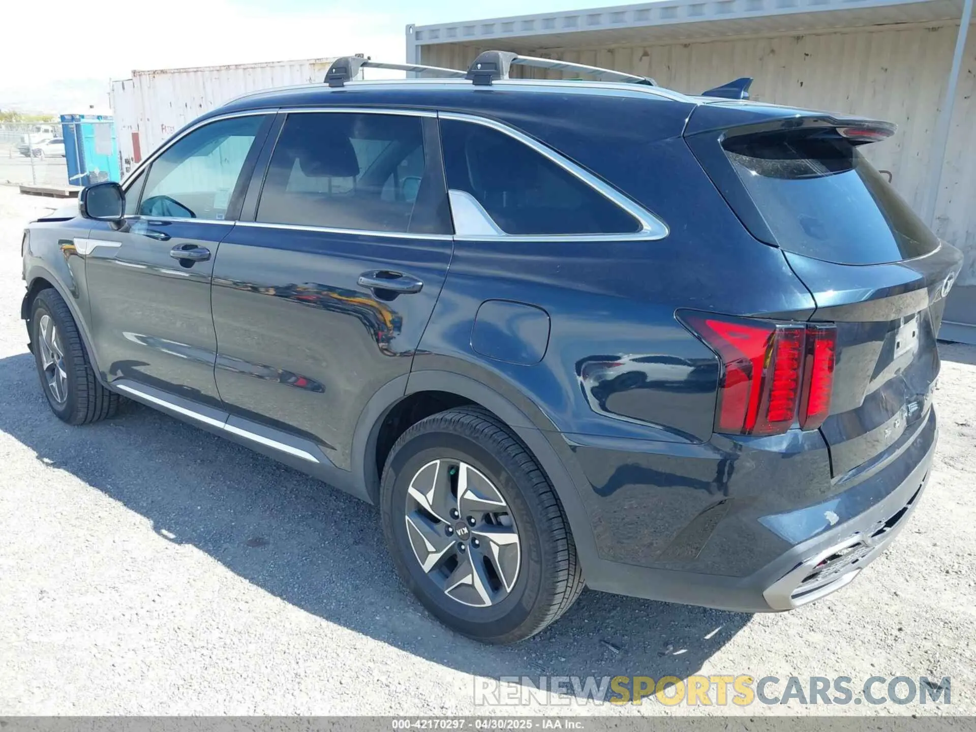 3 fotografías del automóvil dañado KNDRG4LG5M5057404 KIA SORENTO HYBRID 2021