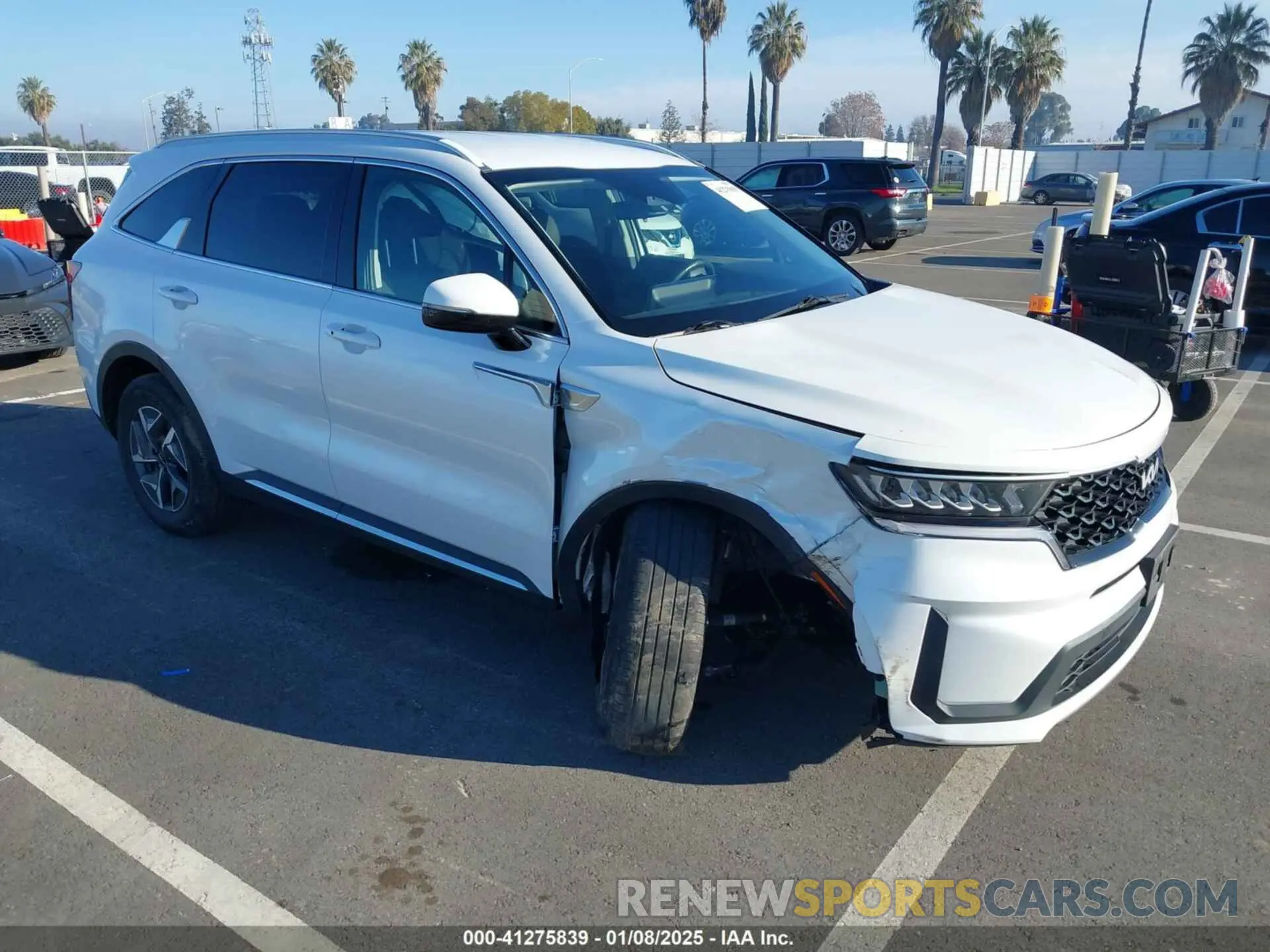 1 fotografías del automóvil dañado KNDRG4LG2N5086909 KIA SORENTO HYBRID 2022