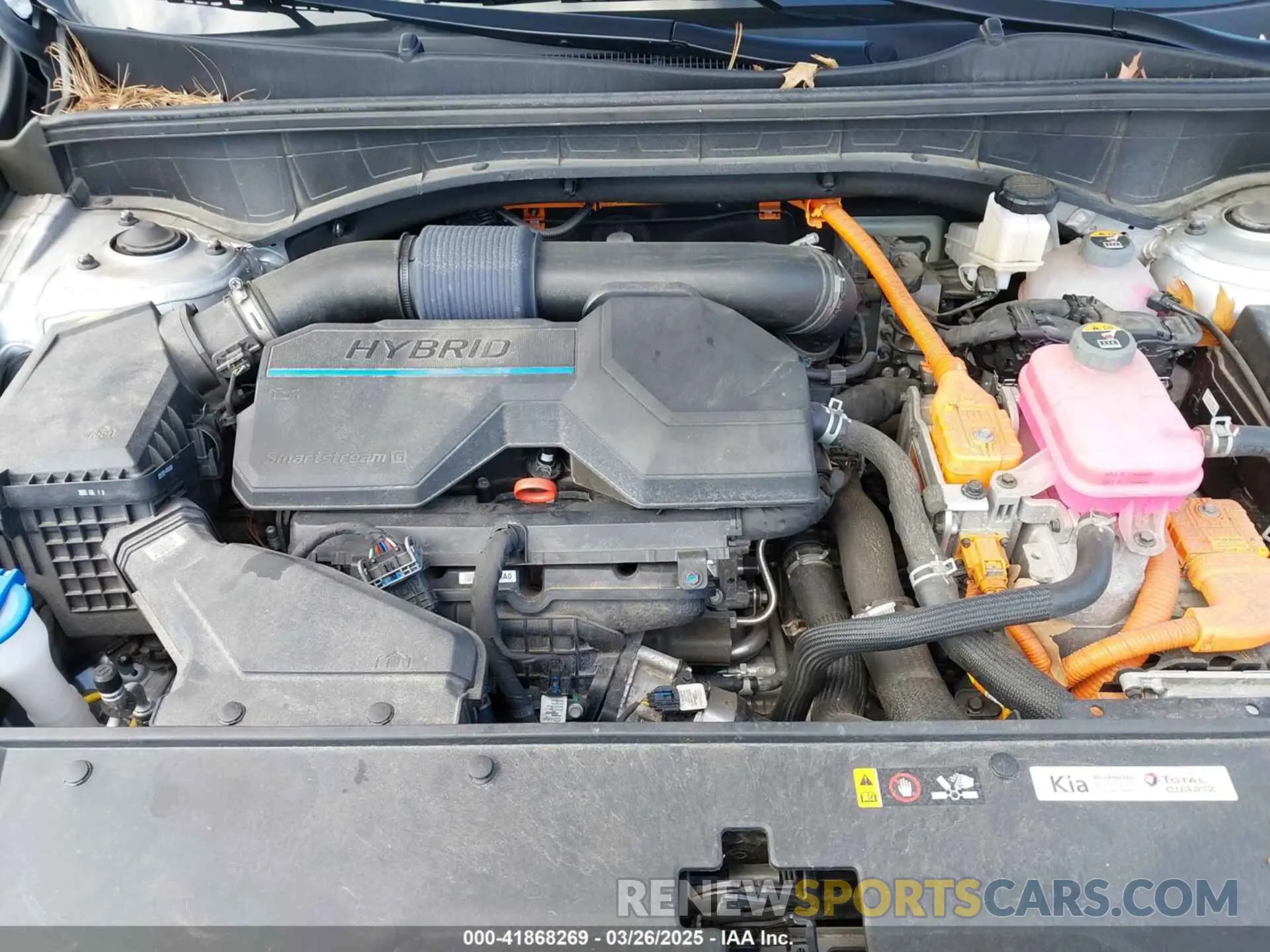 10 fotografías del automóvil dañado KNDRGDLG8N5117449 KIA SORENTO HYBRID 2022