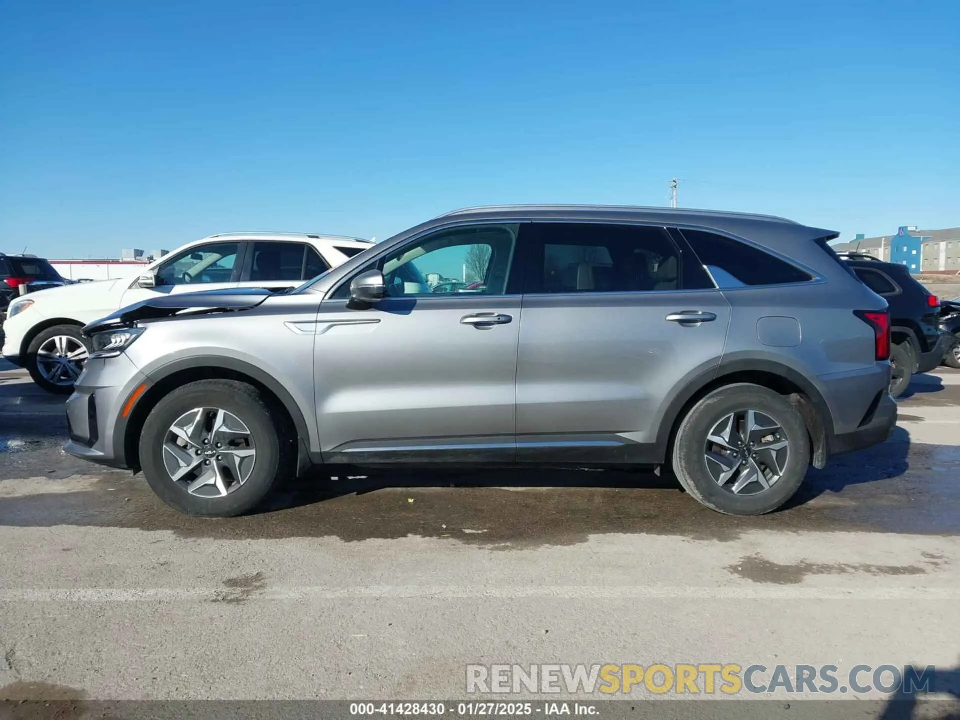14 fotografías del automóvil dañado KNDRH4LG6N5076820 KIA SORENTO HYBRID 2022