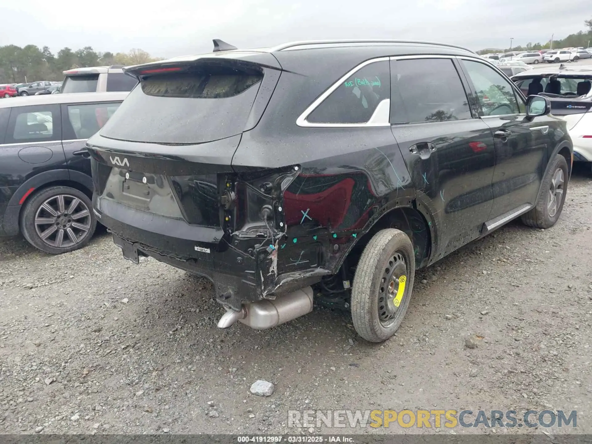 4 fotografías del automóvil dañado KNDRH4LG5P5198328 KIA SORENTO HYBRID 2023