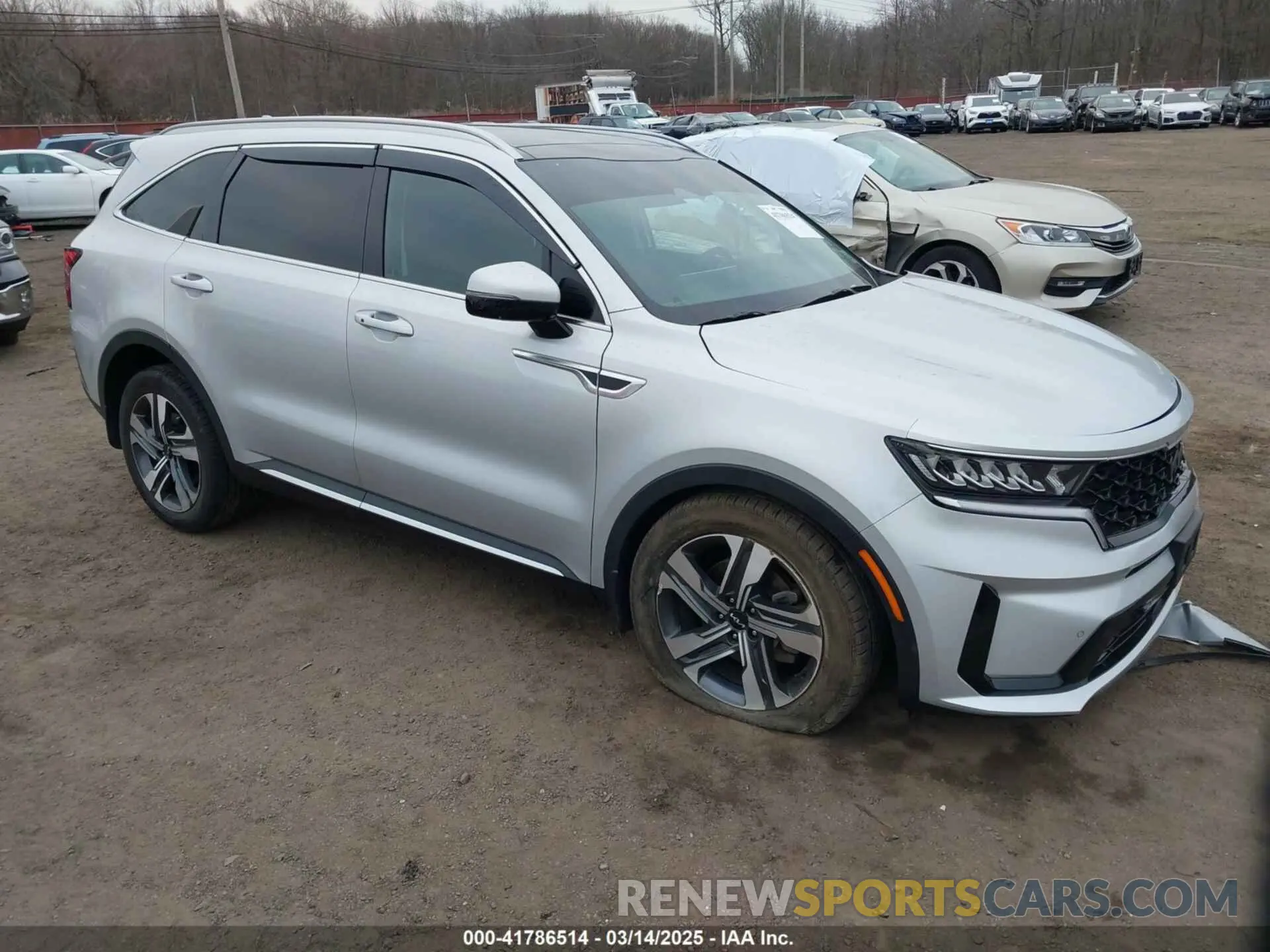 1 fotografías del automóvil dañado KNDRHDLG6P5131155 KIA SORENTO HYBRID 2023