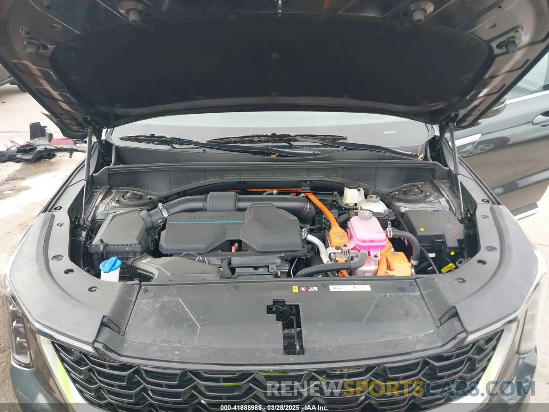 10 fotografías del automóvil dañado KNDRH4JG9S5319311 KIA SORENTO HYBRID 2025