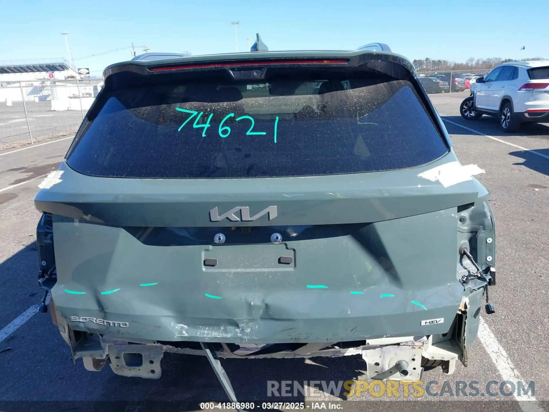 16 fotografías del automóvil dañado KNDRKDJG3S5293662 KIA SORENTO HYBRID 2025