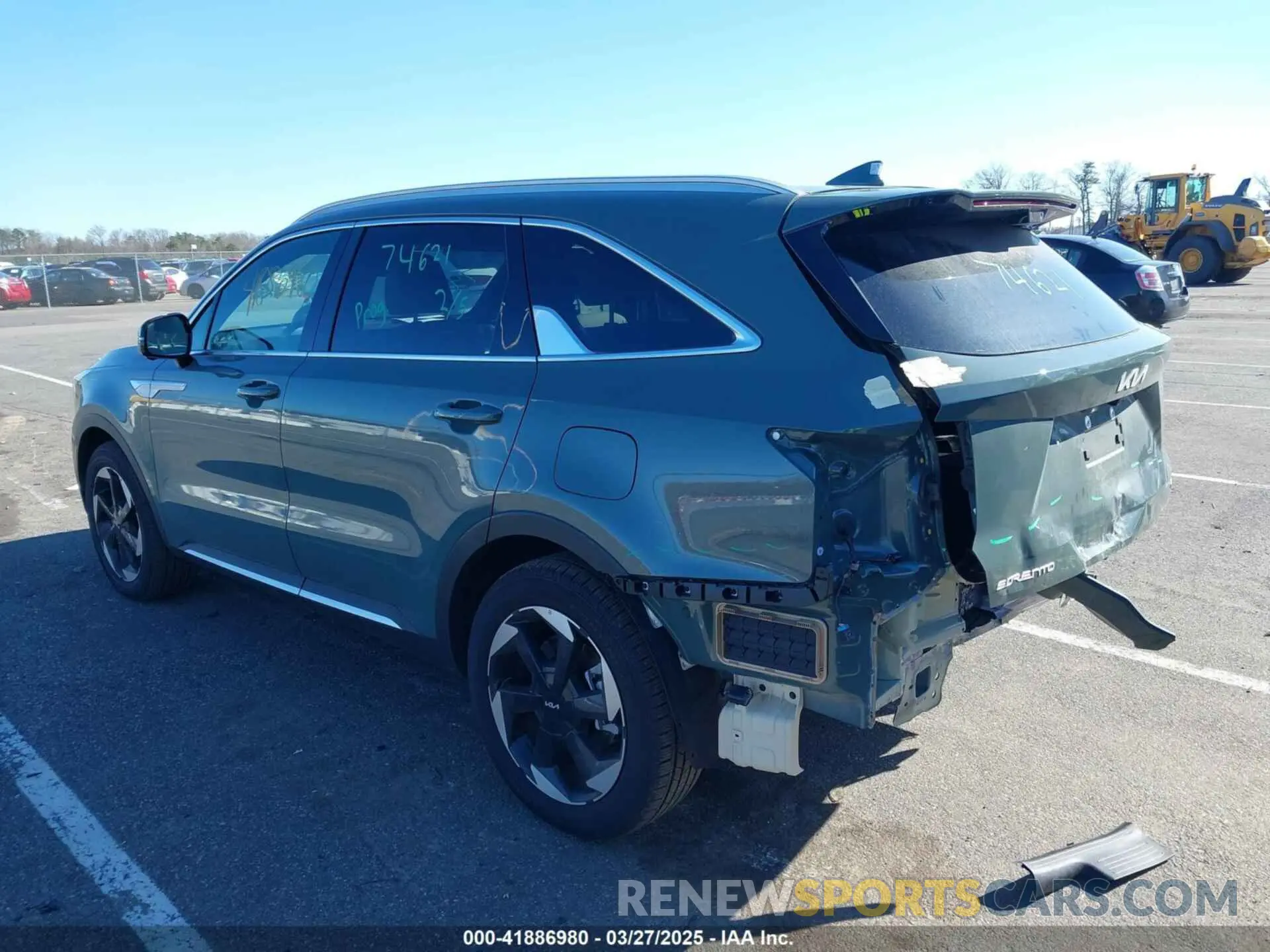 3 fotografías del automóvil dañado KNDRKDJG3S5293662 KIA SORENTO HYBRID 2025